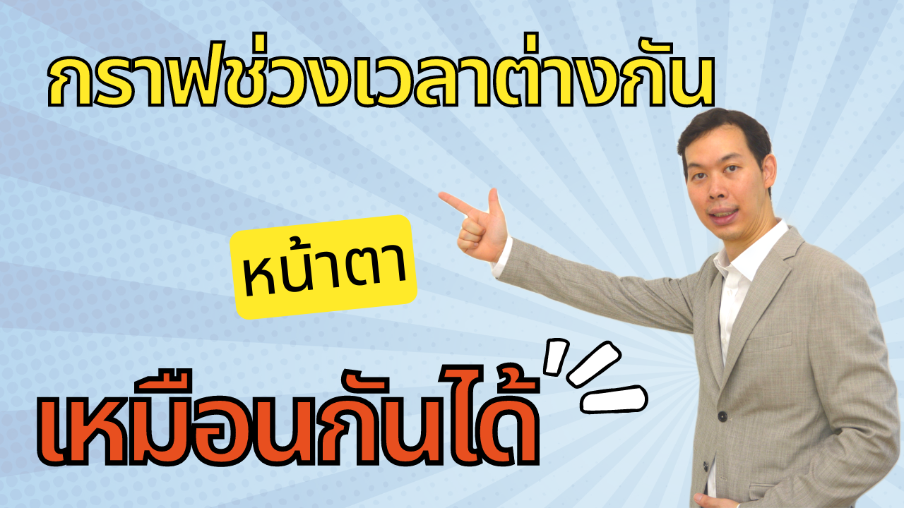 กราฟในช่วงเวลาต่างกัน หน้าตาเหมือนกันได้ไหม